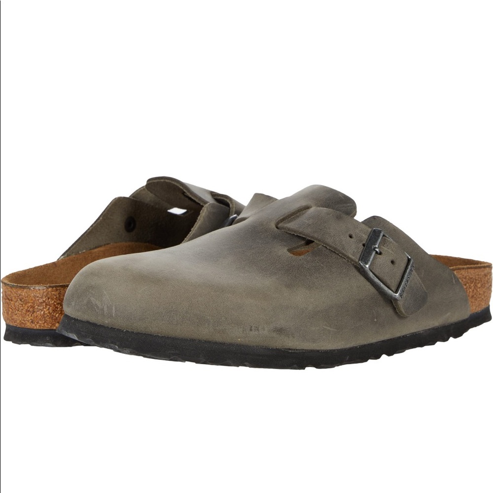 Birkenstock Boston Soft Footbed Oiled Leather Narrow
